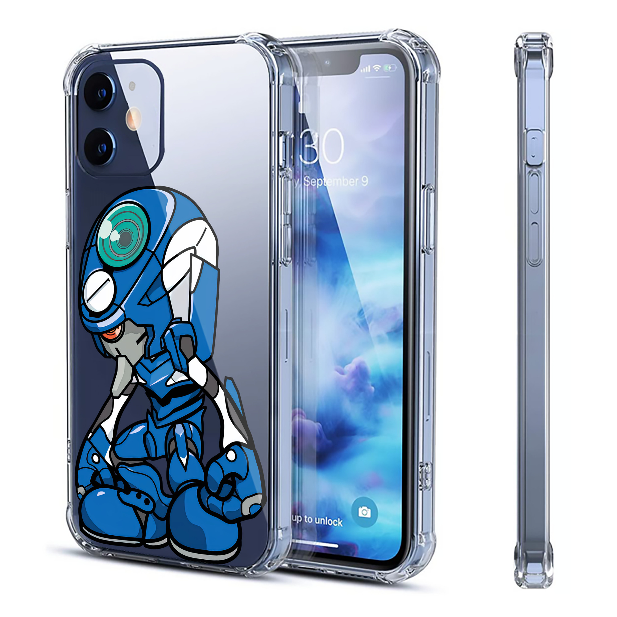 （画像用） EVA 新世紀エヴァンゲリオン 【iPhone 12シリーズ対応】透明スマホケース（クリアソフトケース）